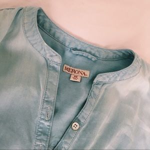 Merona Denim Chambray Button Down Dress